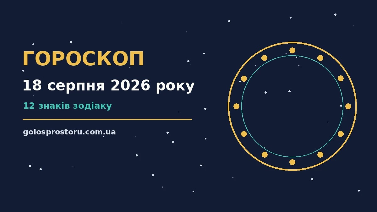 Гороскоп на 18 серпня 2026 року: ритм дня для 12 знаків про настрій, справи та гроші