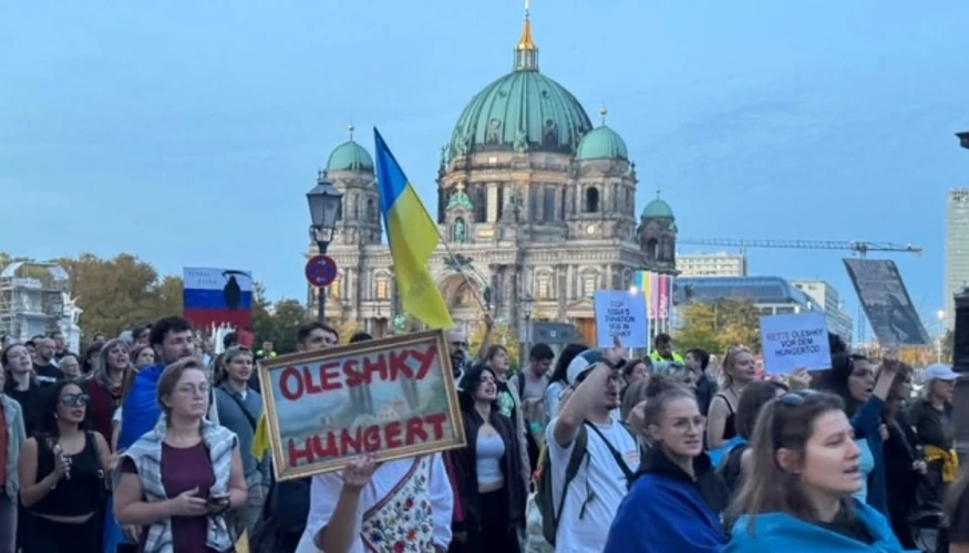 У Берліні пройшов марш із закликом врятувати жителів окупованих Олешок
